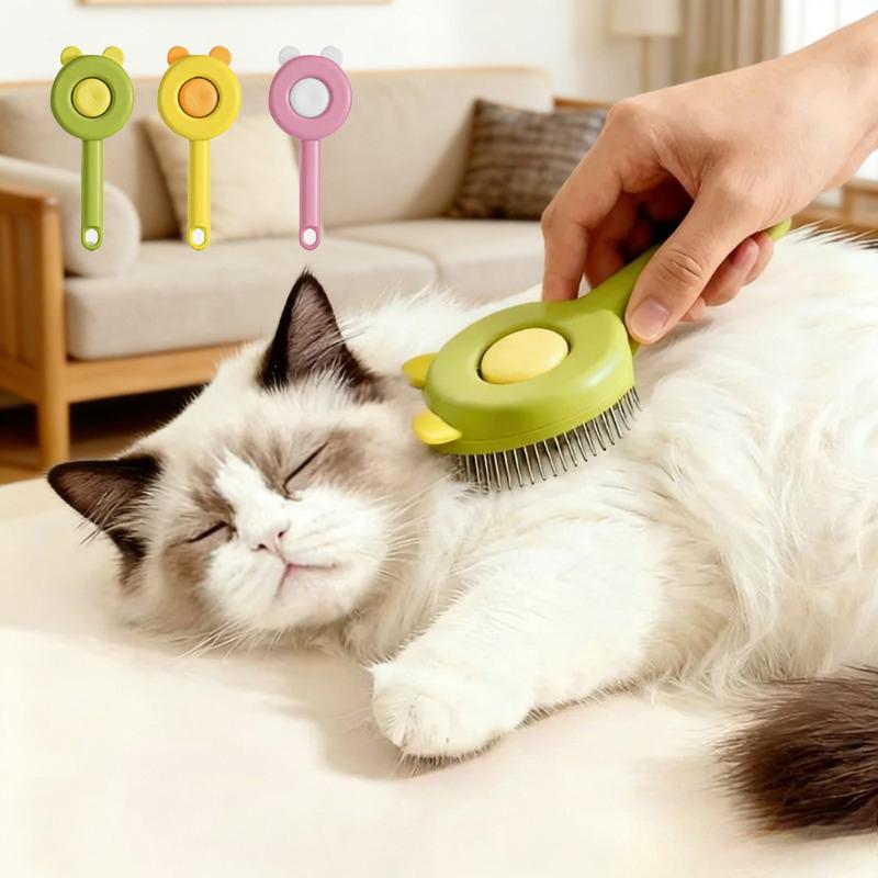 Brosse pour enlever les poils de chien Chat Chien Toilettage et Soin Peigne pour Poils Longs Brosse pour Animaux Outil de Nettoyage et d'Épilation Fournitures pour Chiens