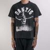 1990 Danzig Unzensiert schwarzes T-Shirt Unisex schwere Baumwolle 90er Unisex T-Shirt