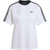 Original Adicolor Jacquard Sport Casual Rundhalsad Kortärmad T-shirt Dam Toppar Vit JV9647