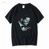 Vintage Luis Miguel υπογραφή Τραγουδιστής Ανδρικό T-shirt Μαύρο Όλα τα Μεγέθη TE2855 vintage Πλυμένο ανδρικό Unisex ρούχα σχεδιαστή Ελαφρώς