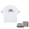 Balenciaga 3B Sports Icon FW23 T Shirt Loose Fit Unisex White 764235TPVD79065