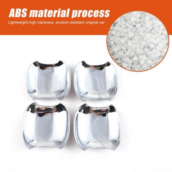 Silver Car Exterior Door Handle Bowl Protector for Toyota LC250 2024+
