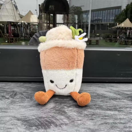*Jc Kawaii Coral Coconut Lemon Plush Toys Doll Coconut Soft Decor Guitar Plush Soothing Bedroom Companion Decor Exquisite Gifts