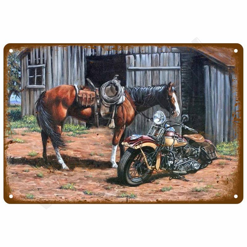 Vintage Room Decoration Home Decor Items Tin Signs Aesthetic Men Bedroom Metal Signs Retro Metal Plate Posters Wall Art Mural