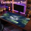 Seattle Seahawks Customized Name Text Mouse Pad, Large Desk Mouse Mat Personalized Home Office Present