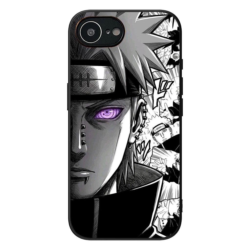 Pain Akatsuki Narutos Itachi Uchiha Casing Phone Cover for Apple iPhone 16 15 14 11 Pro Max 7 8 Plus SE2 SE3 SE 2022 2020 Case