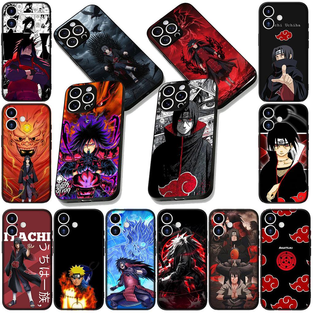 Cover for Xiaomi Redmi Note 12 11 10 Pro 10A 10C 12C 14C A4 Note12 5G Phone Case Itachi Akatsuki Sasuke Uchiha Madaras Narutos