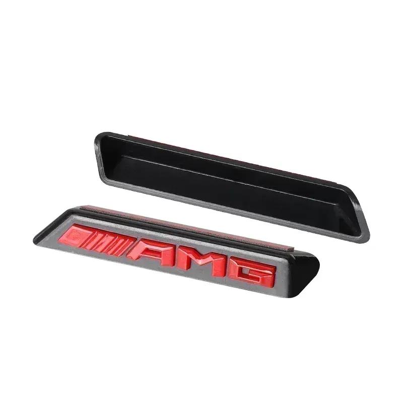 3D ABS Car Sticker Front Grille Emblem Decoration Accessories for Mercedes Benz AMG E C G M R S Class W176 W204 W212 GLC CLA GLA