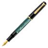 Pelikan Classic M200 Fountain Pen Marble Green EF Extra Fine Gift Boxed
