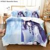 Hunter X Hunter 3D Bettwäscheset Japanischer Anime Twin Queen King Bettbezug Kissenbezüge Polyester Für Jungen Bezugsets