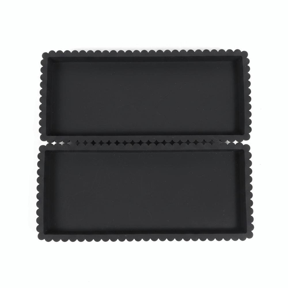 Elegant Silicone Candle Holder Tray Washable Wavy Decorative Tray Square Multi-purpose Trinket Holder Jewelry Display