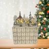 Christmas Wooden Advent Calendar Decoration Kids Gift Treasure Box Holiday