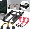 Metall-Set 2,5 Zoll Breiter Festplattenhalter Kompatibel Einfache Installation auf 3,5 Zoll