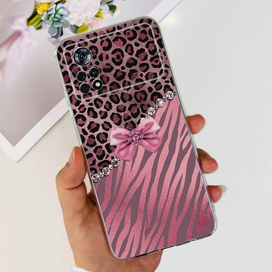 Xiaomi Poco X4 Pro 5G tokhoz Stílusos Festett Borítás Puha Szilikon Telefon Tok Xiaomi Poco M4 Pro 5G M4Pro X4Pro Tokokhoz