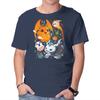 Unisex Crew Neck T-Shirt Digi Halloween Graphic Short Sleeve Casual Tee