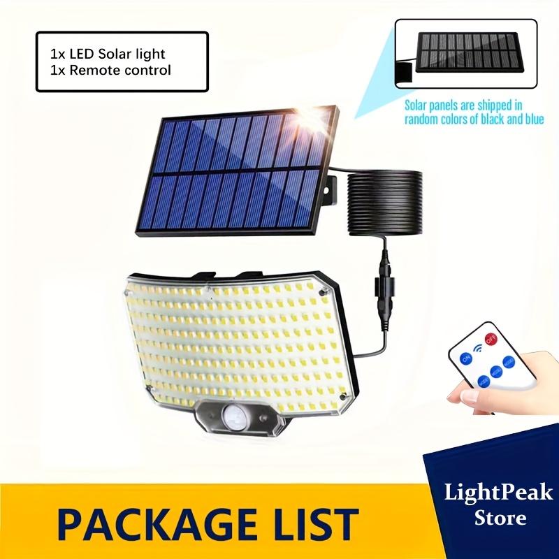Intelligente Erfassung 234LED Solarleuchte,Dekorative Gartenleuchte,Straßenleuchte mit Fernbedienung,Terrassen,Innenhöfe,Balkone,Villen