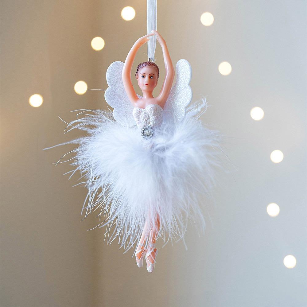Multicolor Ballet Girl Hanging Decorations Embellishment Toys Christmas Hanging Decorations Accessories
