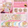 New 1Set Plus Size Cartoon Scenes Book Landscape Sticker DIY Toy Game Books 3D Sticker Cabin Scene Pocket Festival Birthday Gift