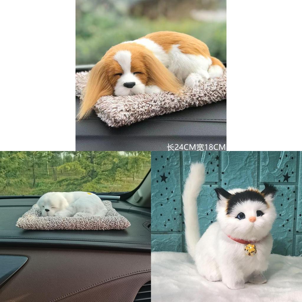 Cute Crying Cat Plush Toy With Realistic Animal Model For Kids And Giftgiving