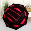 1pc Geometric Pattern Automatic Open/Close Umbrella Compact Folding Umbrella, All-Season Portable Umbrella for Women/Men F1124104