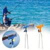 1 support de canne à pêche réglable à 360 °, support de canne à pêche inséré autobloquant, équipement de pêche