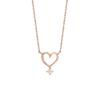 LLOYD Wave Heart Ring 10K GOLD Gold Necklace LNT18007T