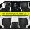 Car Floor Mats For Infiniti QX50 2013 2014 2015 Carpets Waterproof Interior Accessories Foot Rugs Auto Parts Pedals Pads