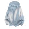 Summer Thin Sunscreen Clothes Cool UV Protection Ice Silk Sunscreen Clothes Breathable Thin Brim Removable Sunscreen Clothes
