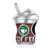 Delicate Copper Take A Coffee Cup Charm Fit Brand Bracelet Champagne Dangle Charm For Original Woman Necklace Jewelry