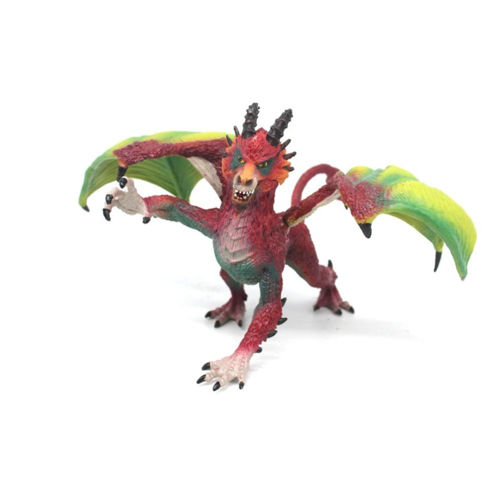 Ice Flying Dragon Simulation Warcraft Western Beast Dragon Animal Model Children Gift
