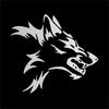 1PC S/M Wolf Head Beast Personality Car Stickers Car'S Reflective Stickers Bumper Decoration Motorcycle Waterproof Window Glass