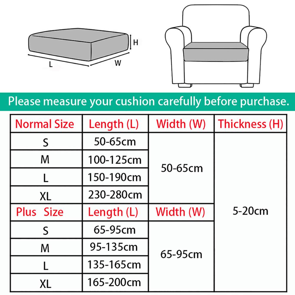 Waterproof Jacquard Sofa Seat Cover Solid Elastic Sofa Slipcover L -Shape Corner Sofa Cover For Living Room Furniture Protector
