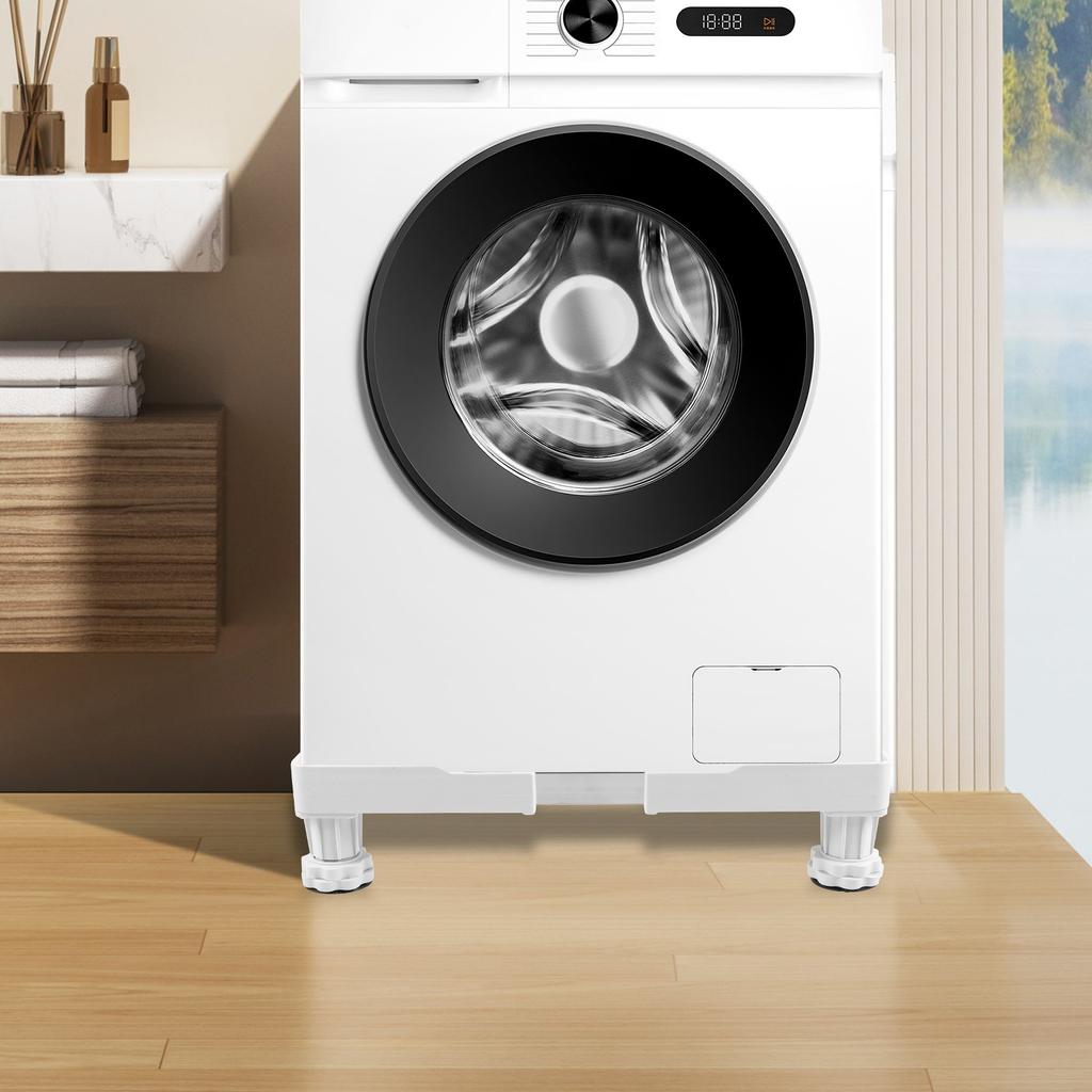Universal Refrigerator Stand Height 9-12cm Adjustable Max Capacity 440 LBS Machine Pedestal Multi-Functional Base Home Appliance