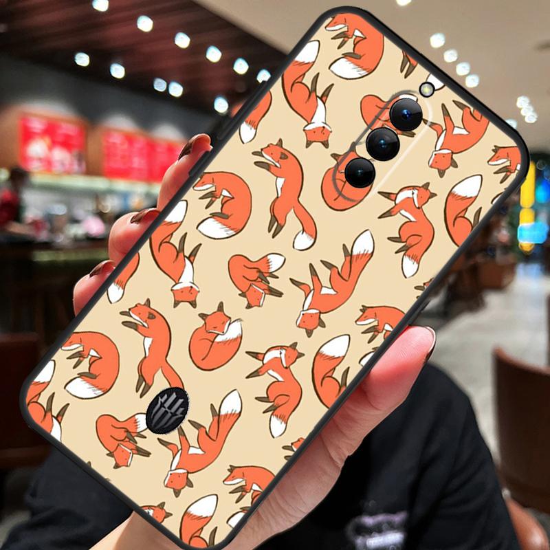Étui Animaux Renards Dessin Animé Pour ZTE Nubia Red Magic 10S 10 8 9 8S 9S 11 Pro Plus 5G 6R 6 7 6S 7S Pro 10 Air Coque