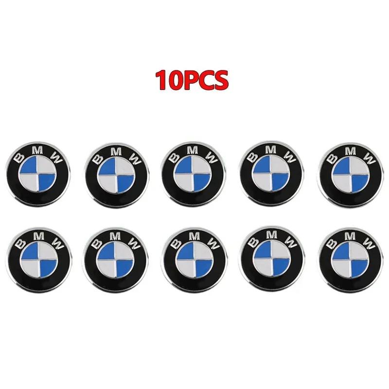 11/14mm Aluminiowa Naklejka Emblemat Akcesoria do Kluczyka Samochodowego Zdalnego Sterowania Dla BMW 50th Kith F30 F10 E90 E34 E53 E61 E62 E93 GT X3 E46 X5 X6 E30
