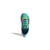 adidas Originals Flex Series El C Comfortable Versatile Non-Slip Shock Absorbing Durable Low-Top Casual Shoes Kids Sneaker Green Blue FX5333