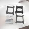 Open Phenolic Carburetor Spacer with Gasket Screws Kit Square Open Center Carb Spacer for Holley for Chevy 4BBL SBC BBC Carb