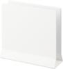 Yamazaki Slim Laptop Stand, White, Approx. W16 X D5.7 X H15.2cm, Tower Laptop Storage, Vertical Positioning, Space-Saving, Product Number: 4498