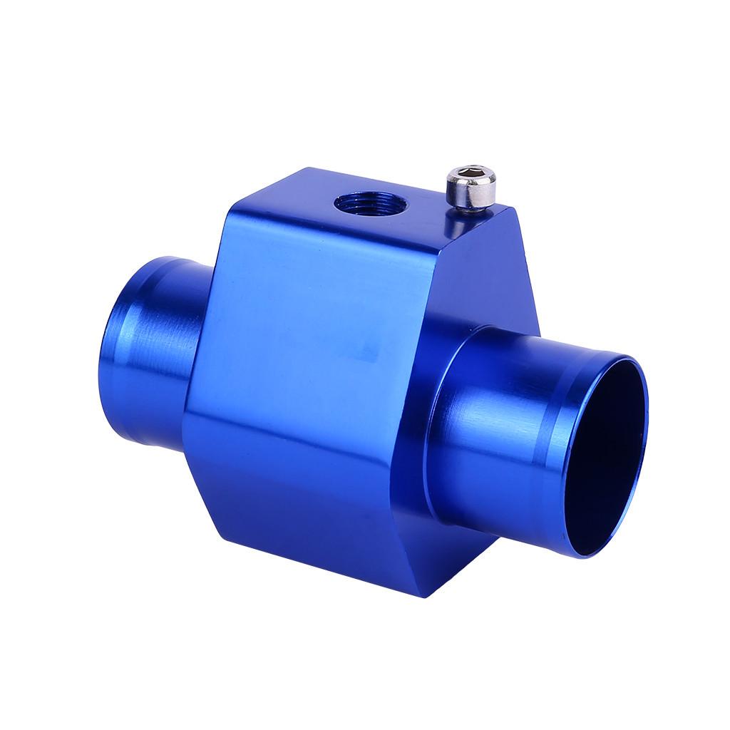Blue Water Temp Temperature Joint Pipe Gauge Radiator Hose Adapter