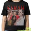 Sarah Paulson Vintage Bootleg Rap T Shirt Retro 90s Homage Fan Merch Vintage Streetwear Top For Everyday Wear Casual