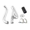Upgrade Kit 2inch N54 Turbo Outlet Charge Pipe Aluminum Silver For BMW 135i 335i 535i 1M E82 E88 E90 E92 E60 3.0L Engine Parts