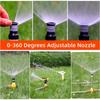 1 Stück Garten Park Bauernhof Rasen Bewässerungsdüse Werkzeug Verstellbarer 360° Sprinkler Für Landwirtschaft Rasen Bauernhof Gewächshaus Zubehör