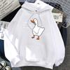 Peace Was Never An Option Gâscă imprimeu Bărbați/Femei Bumbac Hoodie Casual Pulover supradimensionat Hanorac popular Trend Unisex