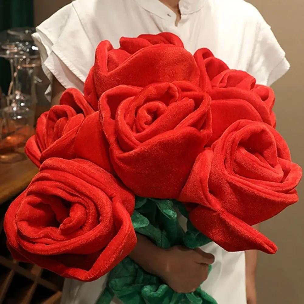 New Large Artificial Roses Simulation 85cm Rose Home Decorations Fabric Sunflowers Valentine's Day and Wedding