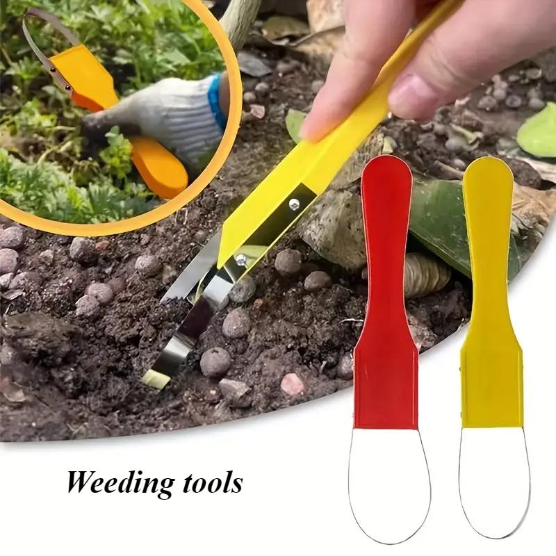 Hand Loop Weeder Manual Cut Weed Roots Metal Sharp Blade Weed Remover Yard Accessories