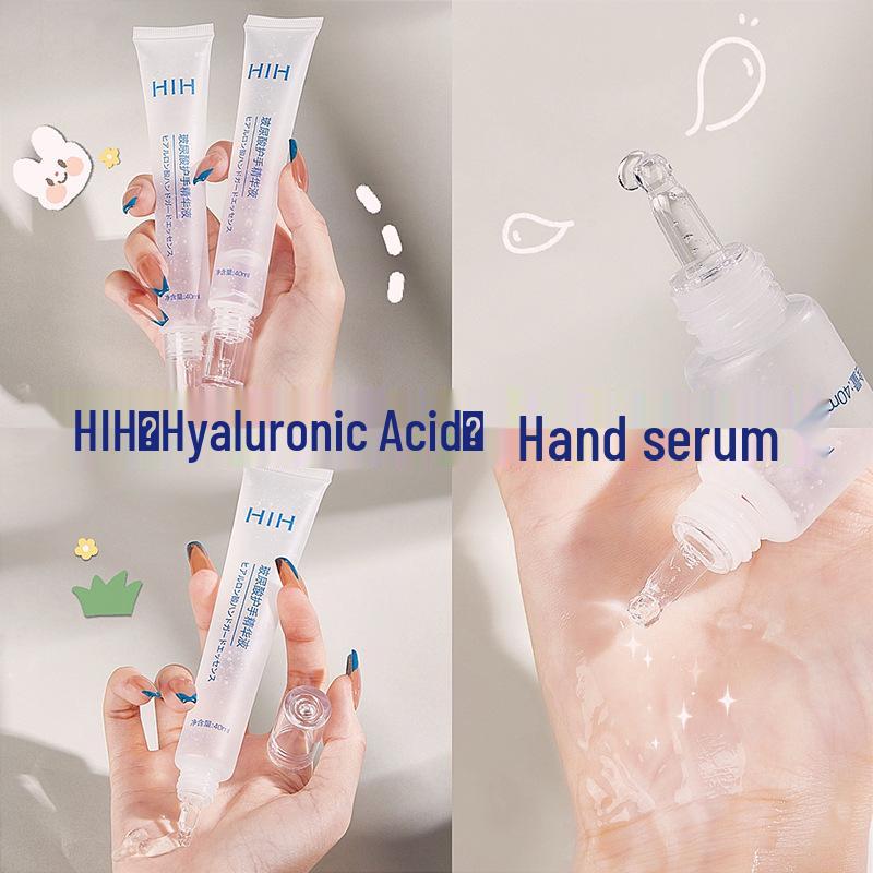 HIH Hyaluronic Acid Hand Essence - Non-Sticky, Fast Absorbing, Refreshing, Transparent Texture.