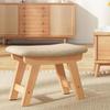 Stof Lille Skammel Kreativ Husholdnings Skobænk Sofabord Skammel Stue Træ Massiv Bænk Moderne Simpel Sofa