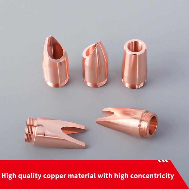 Dmk Ipg Laser Welding Nozzles H32 M13.5 Wire Feeding Copper Nozzles Graduated Tube 68Mm For Ipg Lightweld Laser Welder Machine