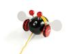BRIO Bumblebee Pull Toy 30165, for Ages 1 and Up. [Toy, Wooden Toy, Gift (Birthday/Christmas)]