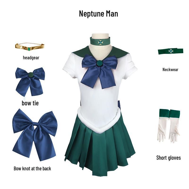 Sailor Moon Mizuki Rei Cosplay Costume for Kids & Adults - Complete Set